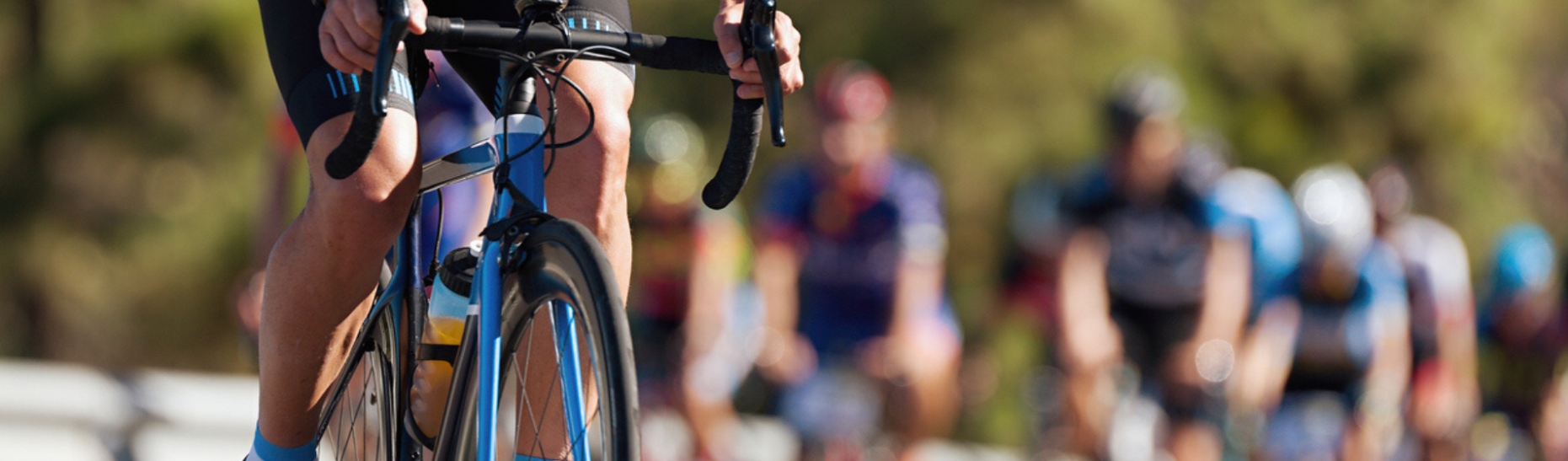 Group of cyclists