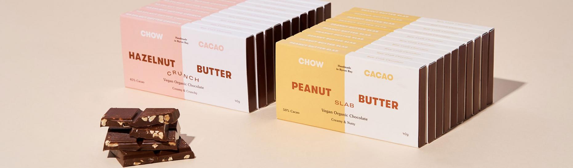 Chow Cacao Vegan Chocolate Range