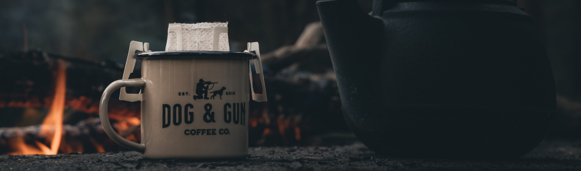 Dog & Gun Coffee in a Mug