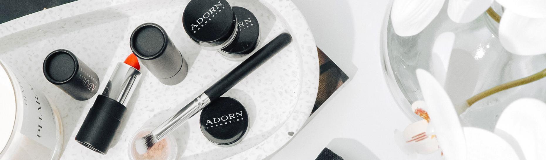 Adorn Cosmetics Product Flatlay