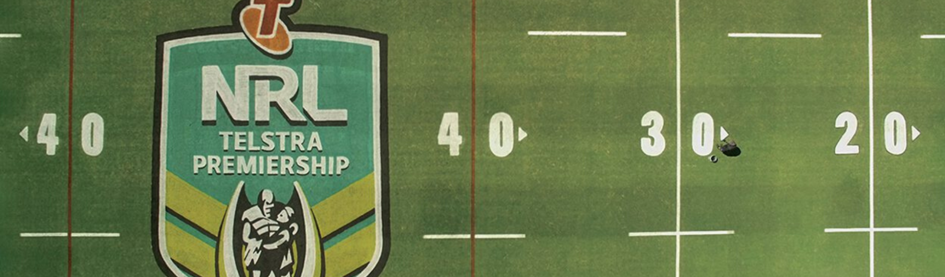 NRL Logo on Field