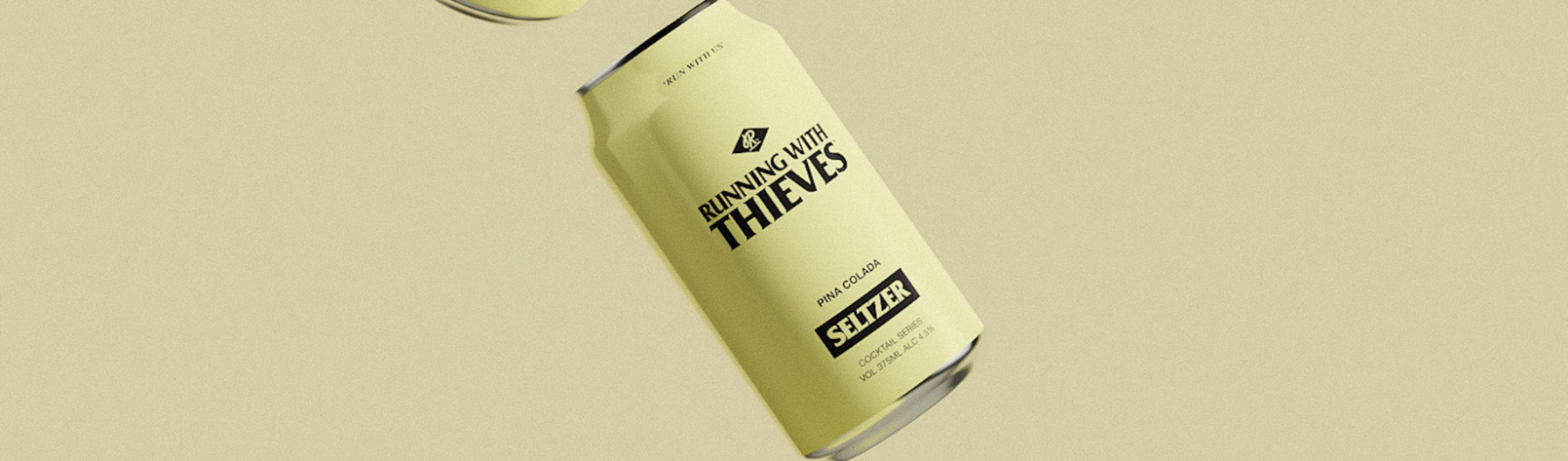 Running with Thieves Lager in a Can