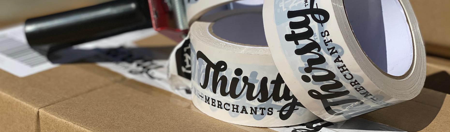 Thirsty Merchants Custom Tape