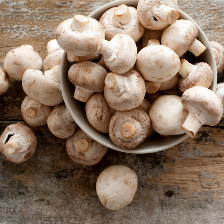 Marland Mushrooms in a bowl 