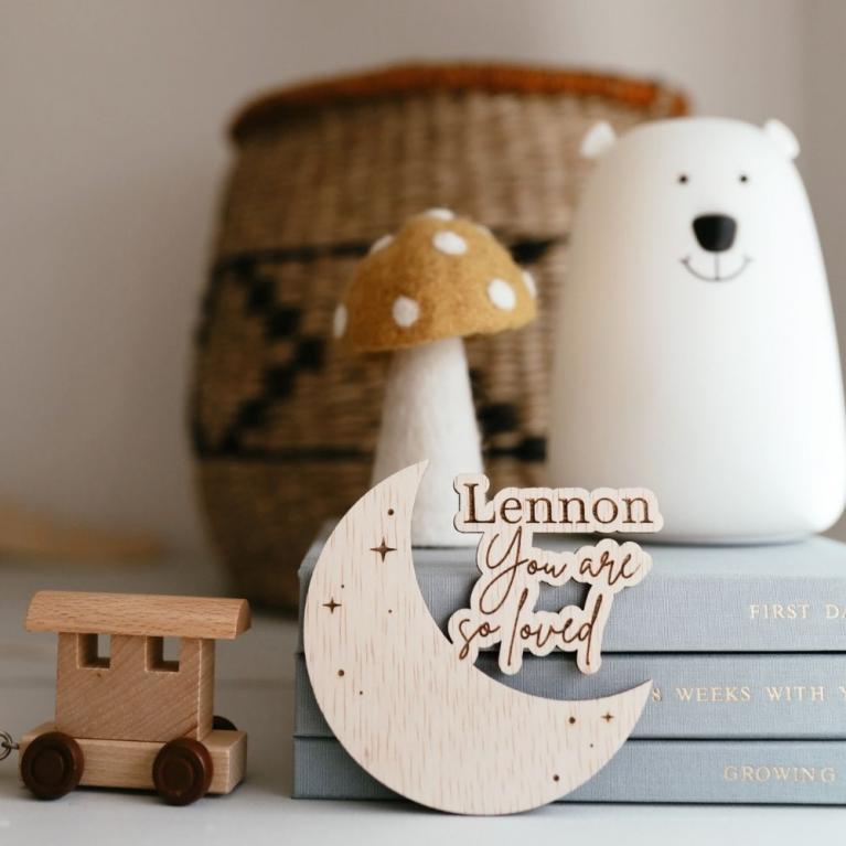 Personalised Wooden Shelf Decoration