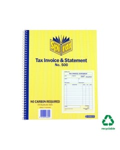 Spirax No.500 Tax Invoice & Statement Book