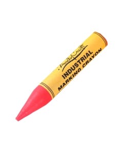 Andycraft Industrial Marking Crayons - Fluoro Red (12 per pack)