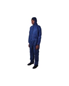 Navy Disposable Polypropylene Overalls - Size Large