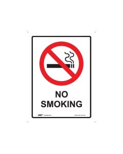 No Smoking 225mm x 300mm - Polypropylene