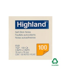 3M Highland Notes - 76mm x 76mm