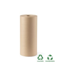 Kraft Wrapping Paper 600mm x 340m x 60gsm - 100% Recyclable