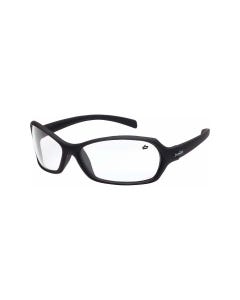 Bolle Hurricane Safety Glasses (Clear Lens - Black Frame)