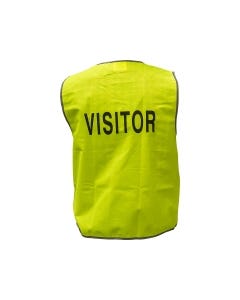 Signet Printed Safety Vest (Visitor) - Lime