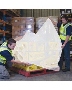 LDPE Pallet Bag 1900mm x 90um - White (25 bags per roll)