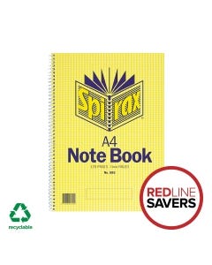 Spirax No.595 A4 Ruled Notebook
