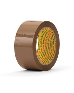 3M 370 Hot Melt Packaging Tape 48mm x 75m - Brown