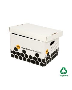 Marbig Heavy Duty Archive Boxes - 400mm x 305mm x 260mm