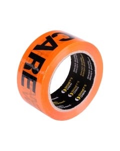 Signet's Own Fluoro Orange Warning Tape 48mm x 66m - Handle With Care