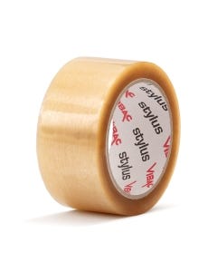 Vibac P30 Rubber Solvent Packaging Tape 48mm x 75m - Clear