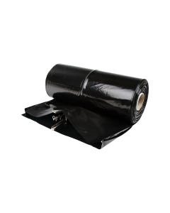 Signet Gusset Bags On A Roll 500mm + 500mm x 1500mm x 50um - Black