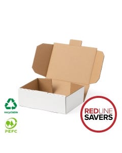 White Signet Mailing Box 220mm x 160mm x 77mm