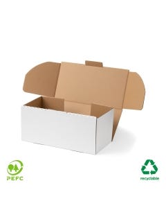 White Signet Mailing Box 400mm x 200mm x 180mm