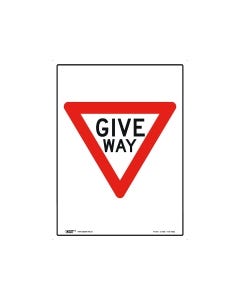 Give Way 450mm x 600mm - Metal