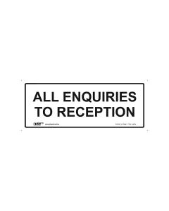 All Enquiries To Reception 450mm x 180mm - Polypropylene