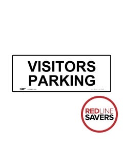 Visitor Parking 450mm x 180mm - Polypropylene