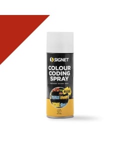 Signet's Steel Colour Coding Spray - Signal Red (R13)