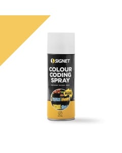 Signet's Steel Colour Coding Spray - Custard (Y22)