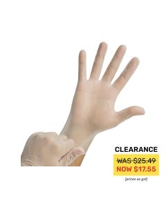 Ansell FoodSafe Clear 870X Gloves - Small (100 gloves per box)