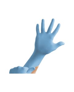 Ansell Touch N Tuff 92-670 Nitrile Gloves Small - Blue (100 gloves per box)