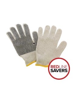 Signet's Own Cotton Polka Dot Gloves (48 pairs per carton)