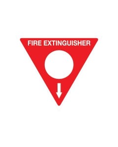 Powder Fire Extinguisher 350mm Triangle - Polypropylene