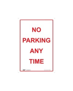 No Parking 300mm x 450mm - Metal