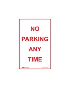 No Parking 300mm x 450mm - Metal