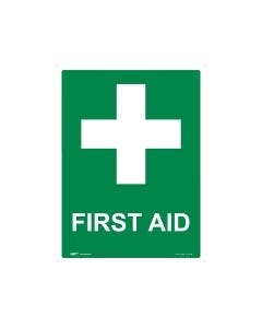 First Aid 450mm x 600mm - Polypropylene