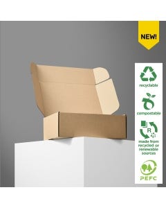 Kraft Mailing Box (E) 270mm x 190mm x 100mm