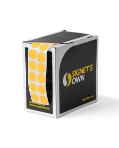 Signet's Stock Dots 25mm Size - Fluoro Orange (3000 per roll)