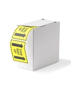 Signet's Own Labels 75mm x 100mm - This Way Up (1000 per roll)