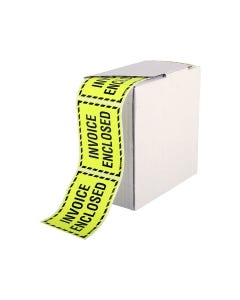 Signet's Own Invoice Enclosed Labels 75mm x 100mm (1000 per roll)