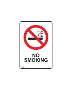 No Smoking 180mm x 250mm - Self Sticking Vinyl