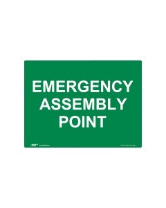 Emergency Assembly Point 600mm x 450mm - Coreflute