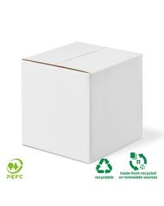 Signet White Shipping Carton 230mm x 230mm x 230mm - 100% Recyclable