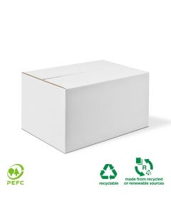 Signet White Shipping Carton 575mm x 375mm x 300mm - 100% Recyclable