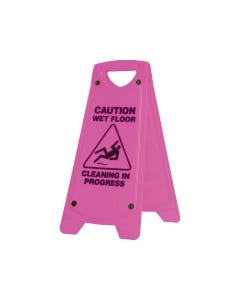 Wet Floor 625mm x 300mm - Pink