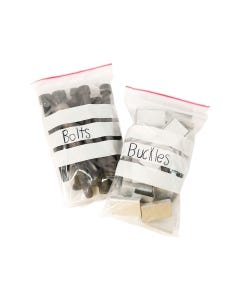 Signet's Self Seal Bag With Panel 50mm x 75mm x 40um (1000 per carton)