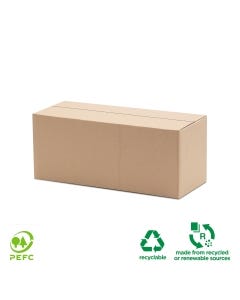 Signet Flat Carton 205mm x 125mm x 125mm - Made from 100% Recycled Material