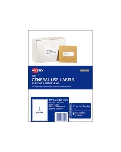 Avery A4 Labels 199.6mm x 289mm